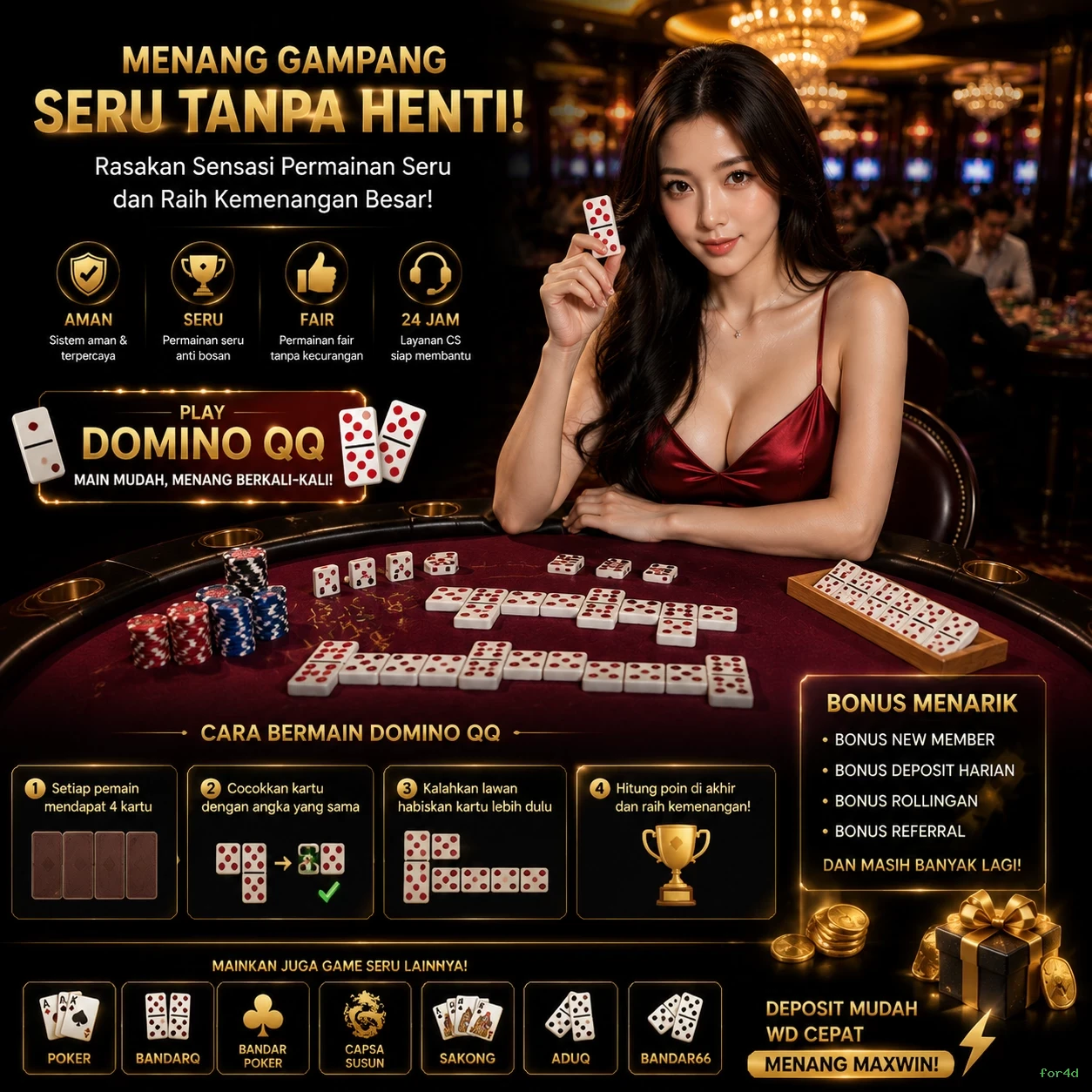 Kelebihan dan Kekurangan Bermain di for4d
